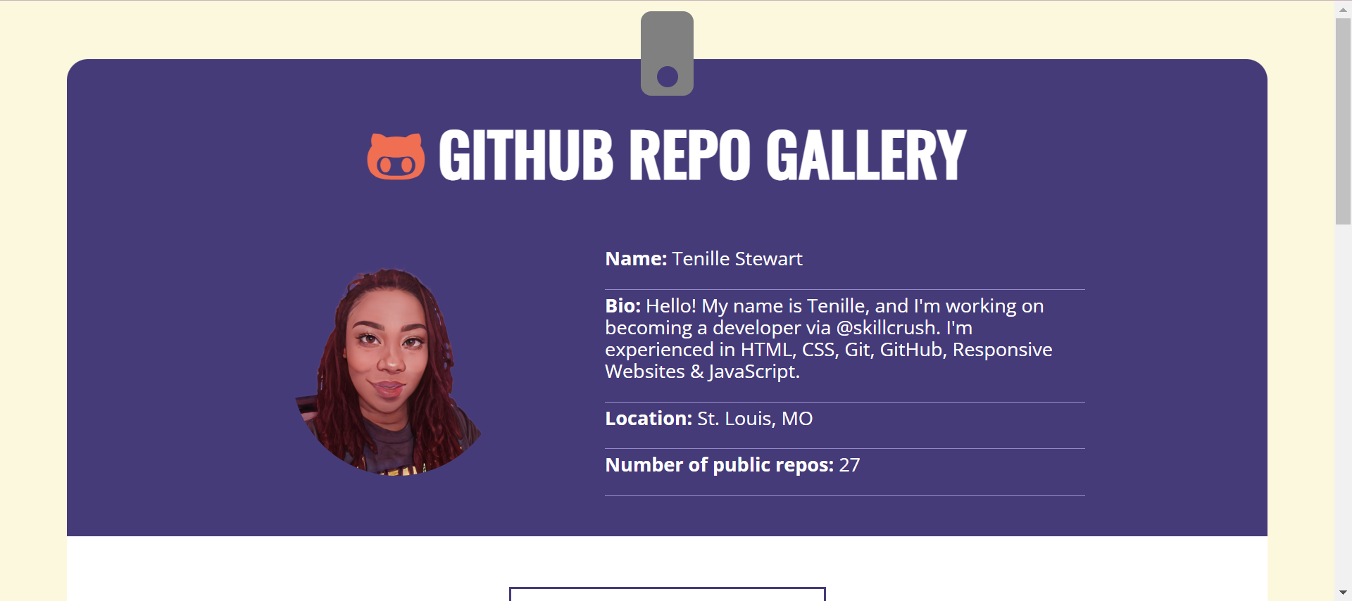 GitHub Repo Gallery